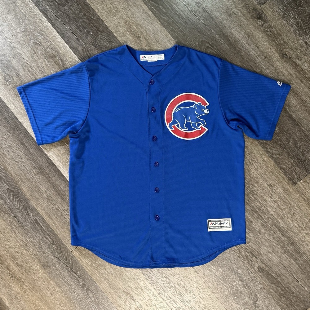 Majestic Chicago Cubs Jersey Men's XL MLB Blue